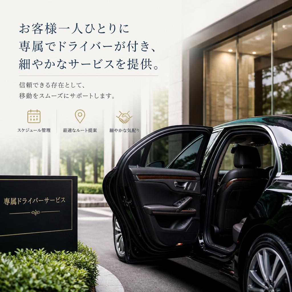 専属運転サービスのメリット