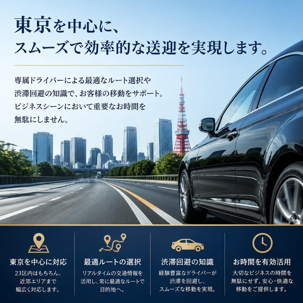 東京都内送迎の利便性