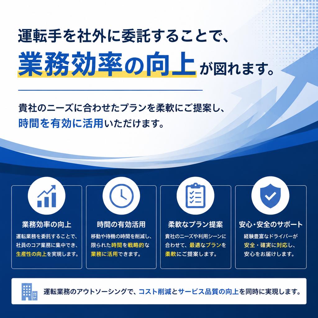 アウトソーシングで実現する効率性