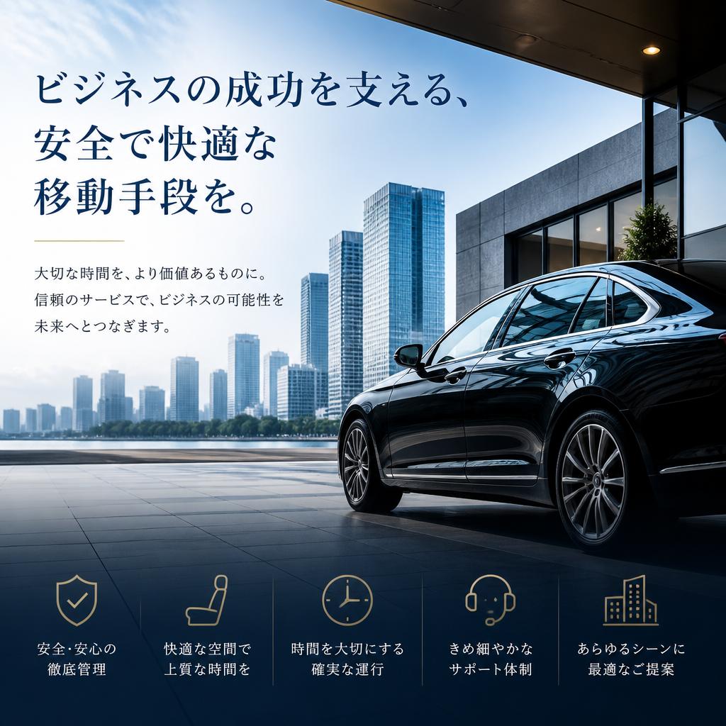 ビジネスの成功を支える、安全で快適な移動手段を。
