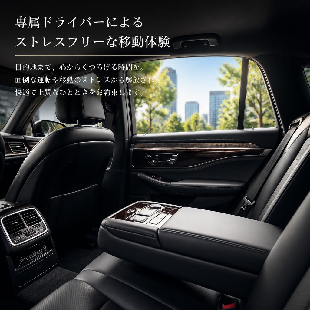 役員専属ドライバーによるストレスフリーな毎日の移動を提供するプレシャスドライバーサービス