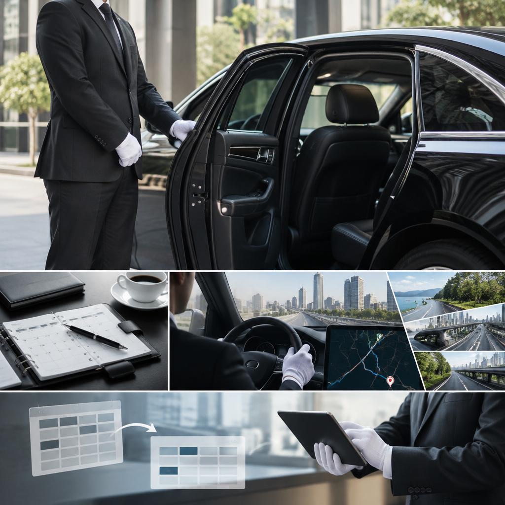 一社に一人。企業専属運転手の細やかな対応
